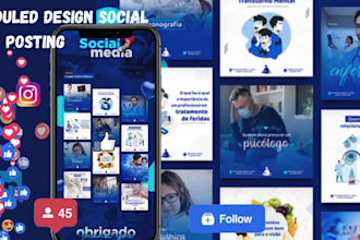 social media post design via later canva template instagram tiktok facebook post