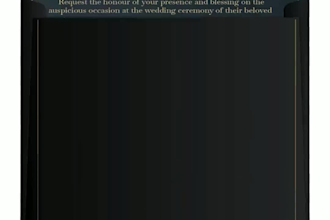 do animated wedding invitation card and videos