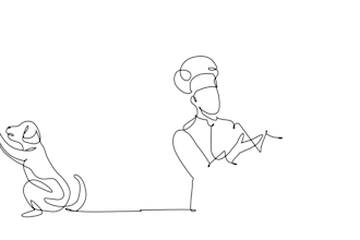 draw line art animations