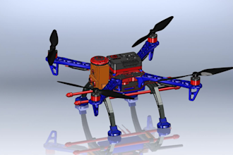 solidworks design and uav 3d product design for manufacturing