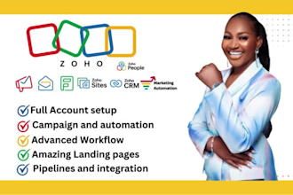 setup zoho crm, zoho one, zoho email campaign, zoho marketing automations, form