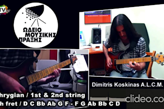 teach you electric guitar to play any music style