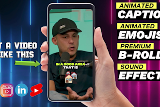 edit tiktok shorts and reels for youtube insta with captions