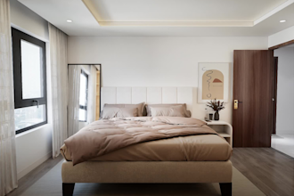 design apartment 3d, small houses, 3d render realistic