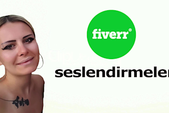 record a turkish female voice over