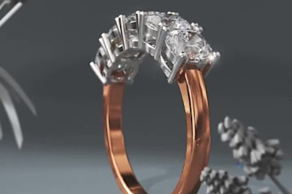 do 3d jewelry animation, 3d jewelry design, jewelry rendering, jewelry animation