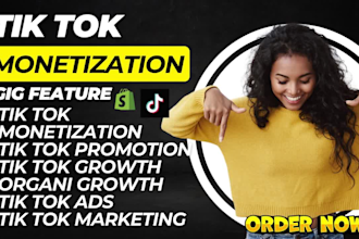 monetize your tiktok, promote it, and manage your growth content creator manager