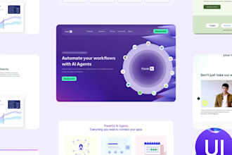 design websites and landing pages ui ux in figma