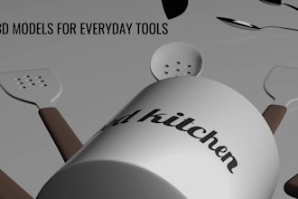 create stylized 3d models for game assets and props
