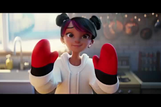 do 3d animation video, 3d character animation, cartoon music video, 3d model