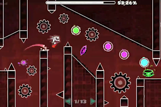 make a proper geometry dash layout with any song