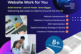 provide website and web hosting maintenance and technical support