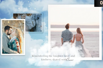 do heart touching memorial and funeral photo slideshow video