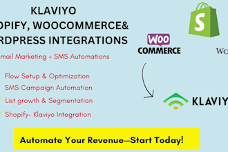 integrate klaviyo lead capture form to shopify, wordpress, woocommerce