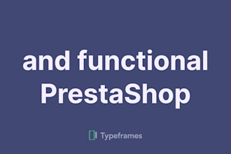 create your prestashop store