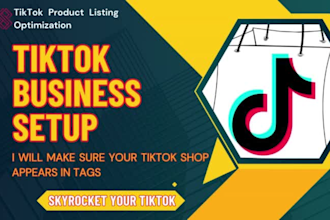 do tiktok SEO optimization my tiktok shop set up store manage product listing