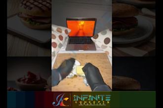 do professional cooking video or food video editing