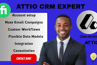 provide expert attio CRM consultation, customization, automation, and workflow