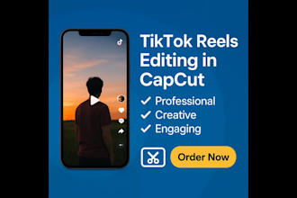 edit tik tok,reels and social media videos using capcut ,