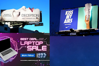 create eye catching yard signs, billboards and canopy design
