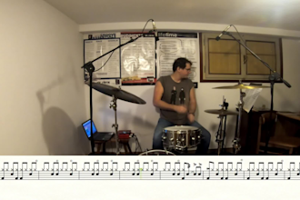 professionally transcribe drum parts for you