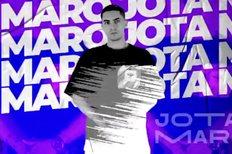 do custom dj visuals, vj loops and logo animations