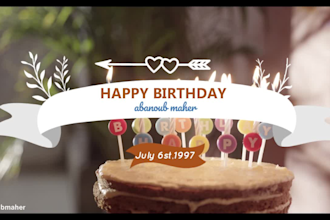 create a festive video to make your friends happy