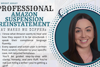 do amazon reinstatement appeal letter section 3 account reactivation action plan