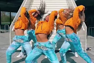 do tik tok dance video, shuffle dance, group dance video, choreography dance