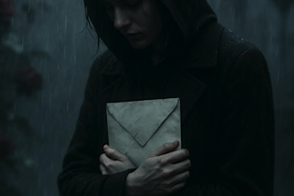 write a sad or dark romantic story or letter