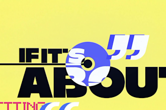 create a high quality motion graphics video