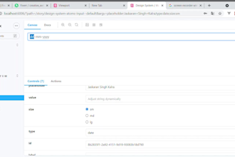 build react or vue design system using storybook and typescript