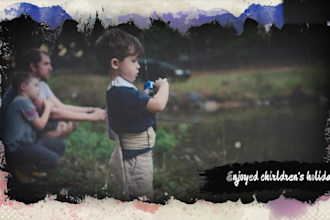 create an awesome memorial slideshow, photo slideshow video
