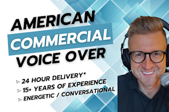 voice and produce a radio commercial