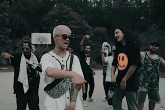 edit trendy rap music video with vfx