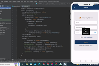 create flutter app, flutter ui, and convert from figma to flutter