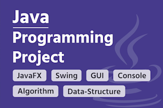 develop java, javafx, android, spring boot programming project