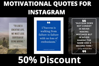 design motivational quotes for instagram
