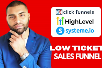 build your complete low ticket funnel, ebook, masterclass