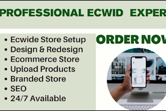 design ecwid website, redesign ecwid website ecommerce store