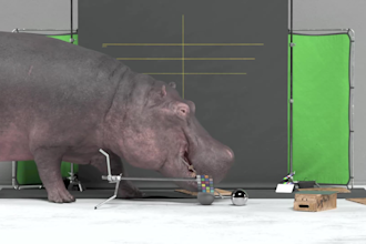 render 3d animal model,3d animal animation,xgen,fur,3d animal design