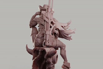sculpt custom 3d model for print, 3d printing model, in blender, solidworks, c4d