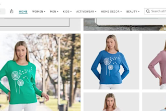 create professional brand amazon storefront with any design