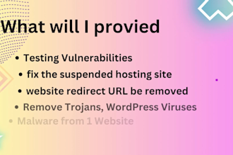 remove malware, virus from websites