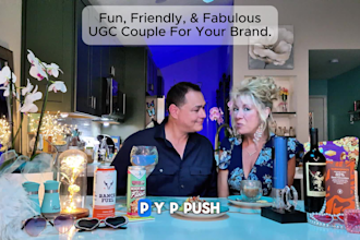 create gen x couple ugc videos for your brand