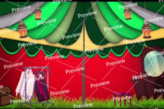 create custom 2d 3d character or 2d 3d  animation
