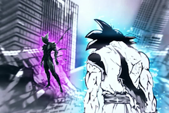 make you anime edits like yt shorts reels, tik toks etc