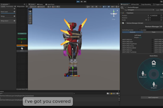 rig avatar, 3d character or anime model for vrchat or vtuber