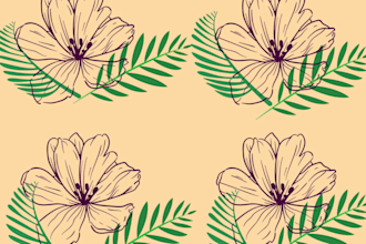modern  patterns for your fabric and textile in 6hr