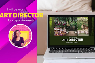 be your corporate event art director